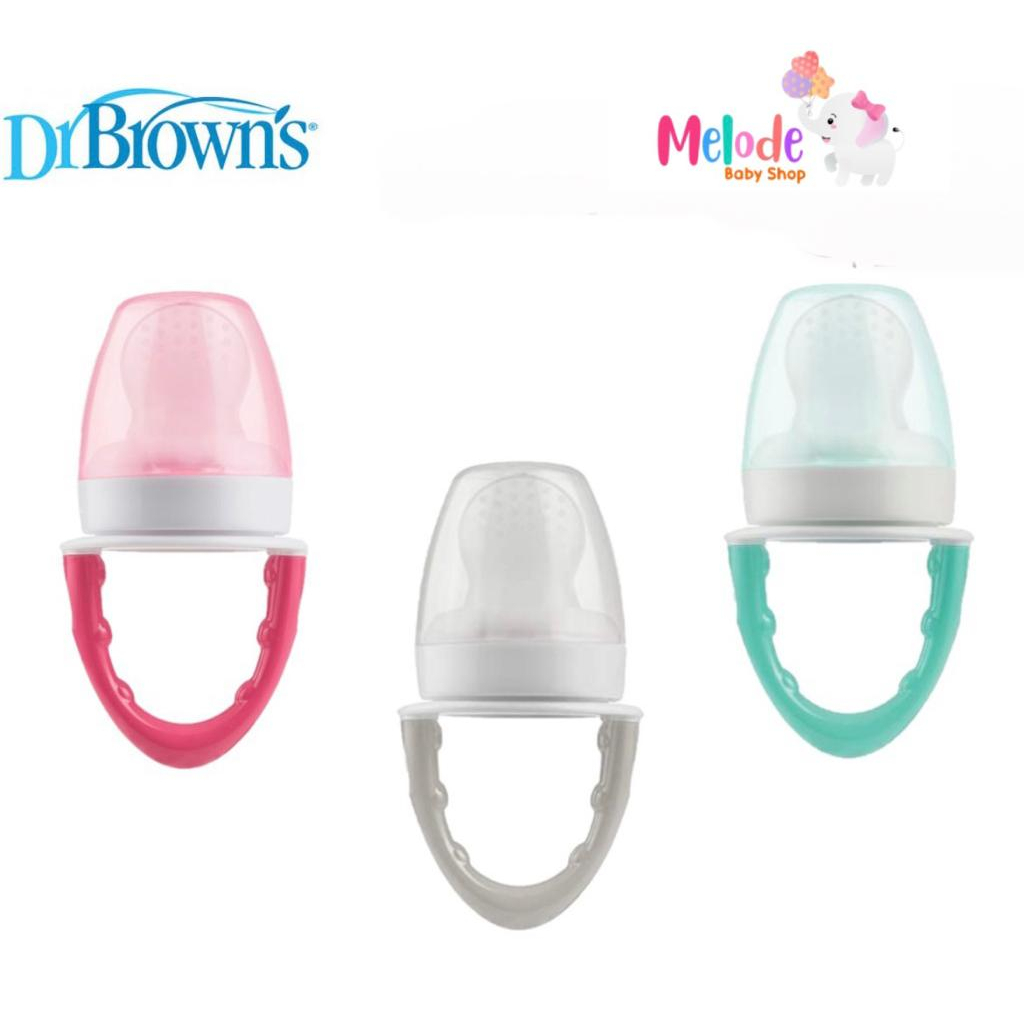 Dr Brown's Fresh Firsts Silicone Feeder 1 Pack / perlengkapan makan anak / Empeng Buah