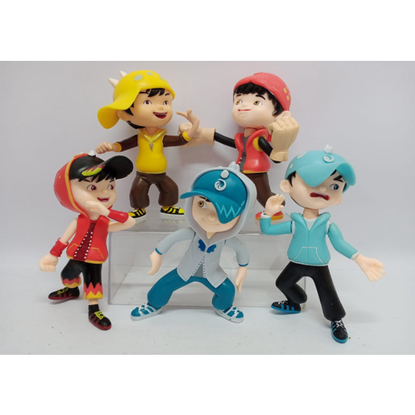 

Unik Action Figure/Figure/Mainan/Topper Kue Boboiboy Set 5 Terbaru Murah - Boboiboy Ice Limited