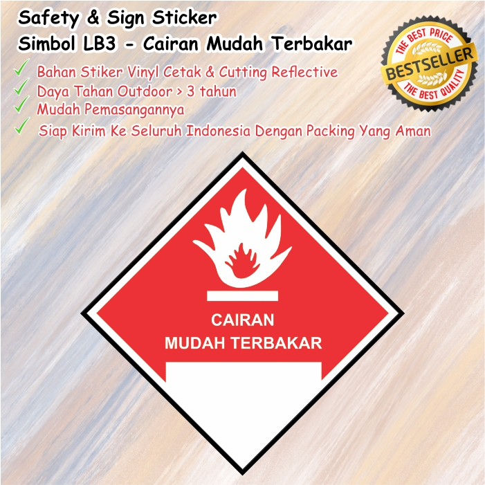 

Stiker LB3 - Cairan Mudah Terbakar