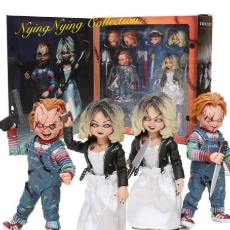 Dijual Mainan Action Figure Neca Bride Of Chucky Ultimate Chucky  Tiffany Murah