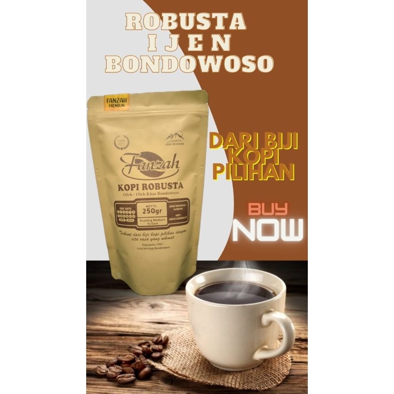 

Robusta khas Ijen Bondowoso 250 Gr (kopi bubuk)