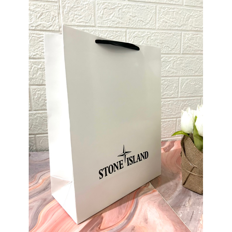 Paper Bag STONE ISLAND Paper Bag Pembungkus Kado