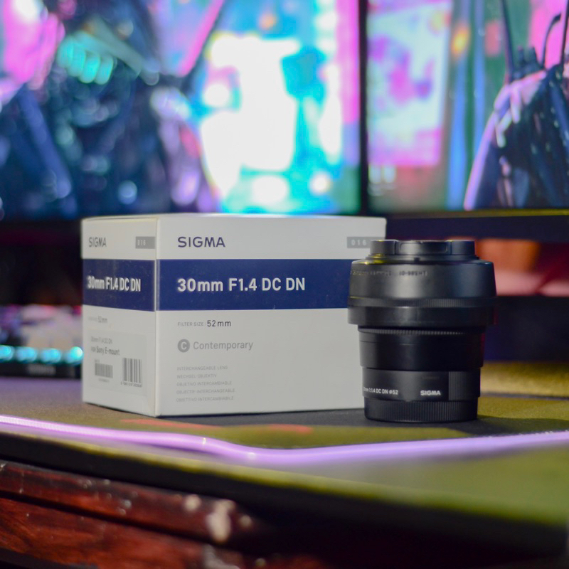 Lensa Sigma 30mm f 1.4 for sony bekas