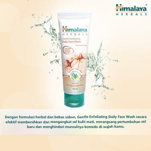 ✿ELYSABETHME✿ ᕼIᗰᗩᒪᗩYᗩ himalaya gentle exfodaily face wash 50ml sabun cuci muka untuk mengobati jerawat acne