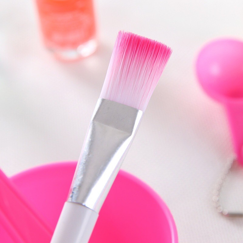 ✿ELYSABETHME✿ Mangkok masker diy set untuk mask organik bagus alami (mangkuk , spatula , kuas masker , sendok takar)