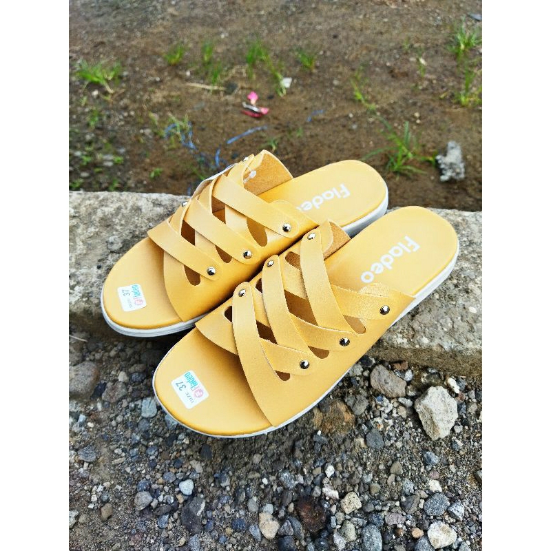 sandal wanita fladeo terbaru/ sandal wanita wedges fladeo