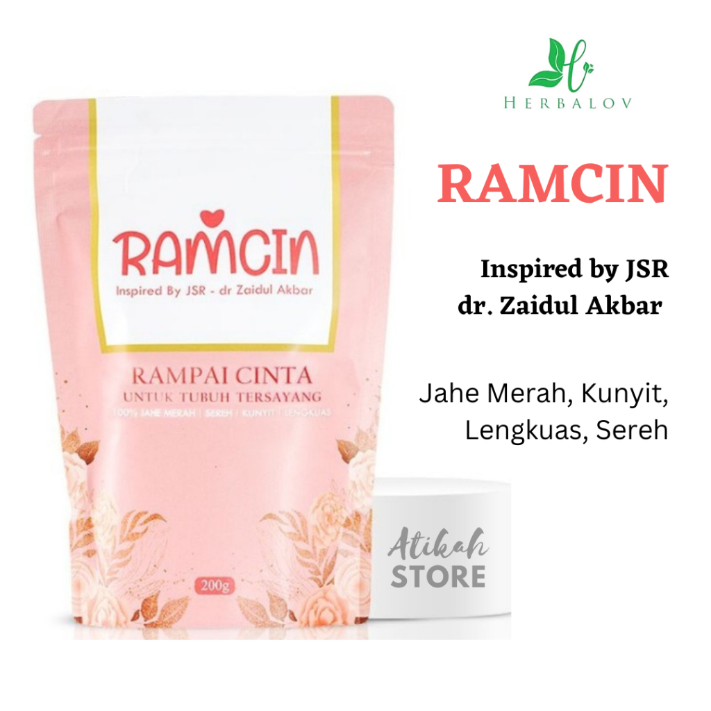 

Ramcin Herbalov Resep JSR Bubuk Jahe Merah Kunyit Lengkuas Sereh Diet Jamu Rimpang