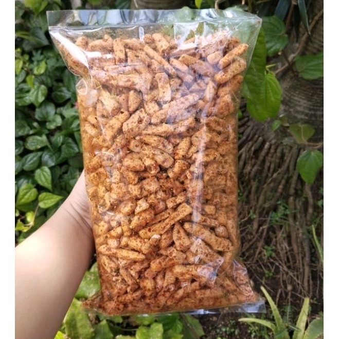 Basreng pedas daun jeruk isi 1kg enak &amp; renyah.
