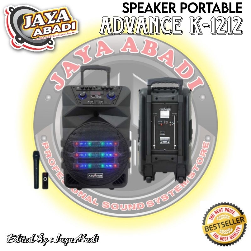 SPEAKER PORTABLE 12INCH ADVANCE K-1212 ORIGINAL
