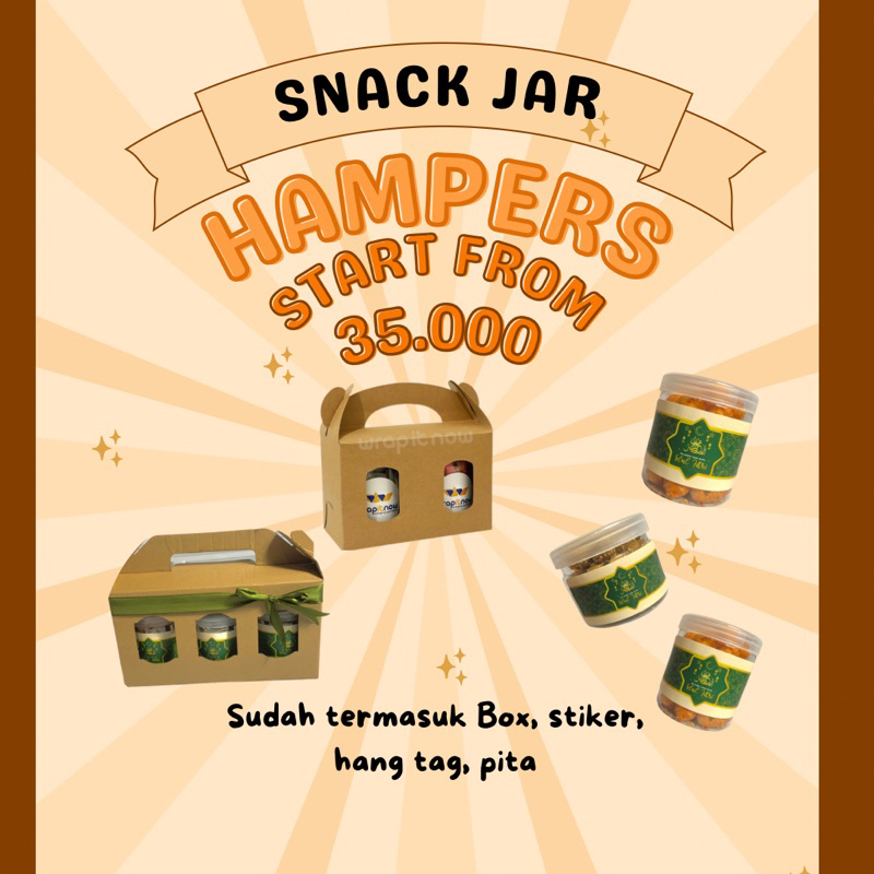 

Hampers Lebaran Snack jar 2023