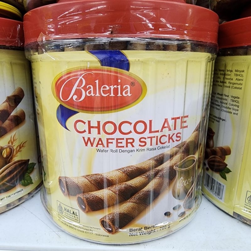 Baleria Chocolate Wafer Stick 700gr Coklat Lebaran