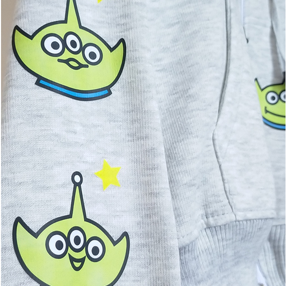 Sweater Jaket Zipper Hoodie Crop Alien Story Baju Pria dan Wanita Terbaru Korean Style