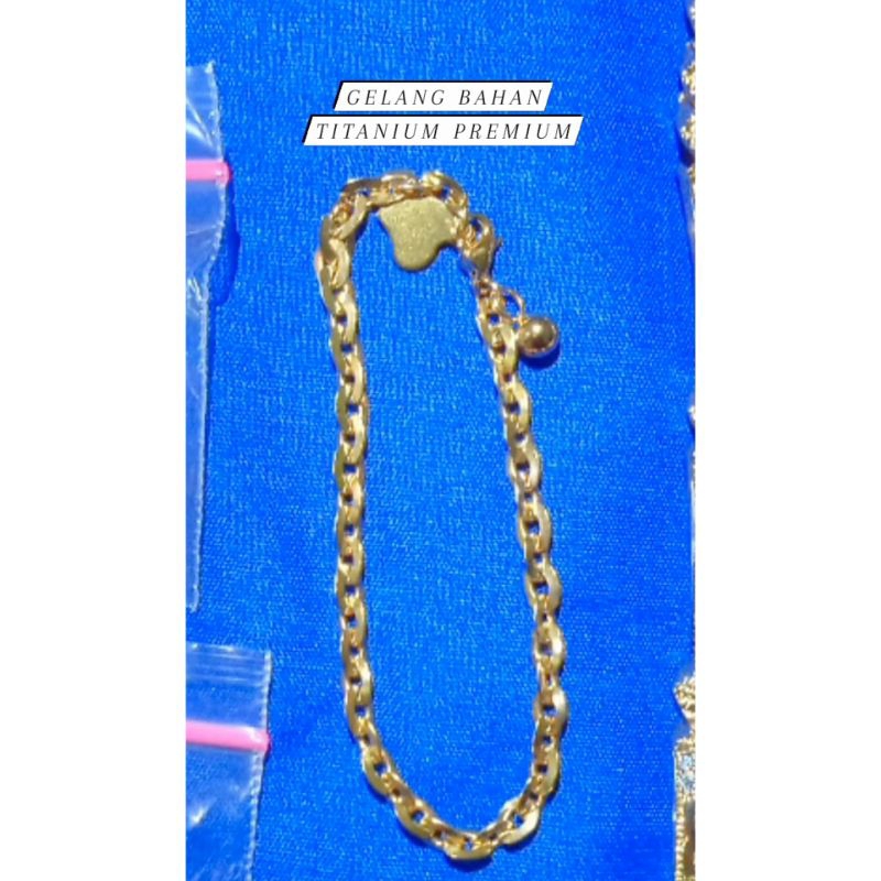 gelang Belitung Manohara motif emas