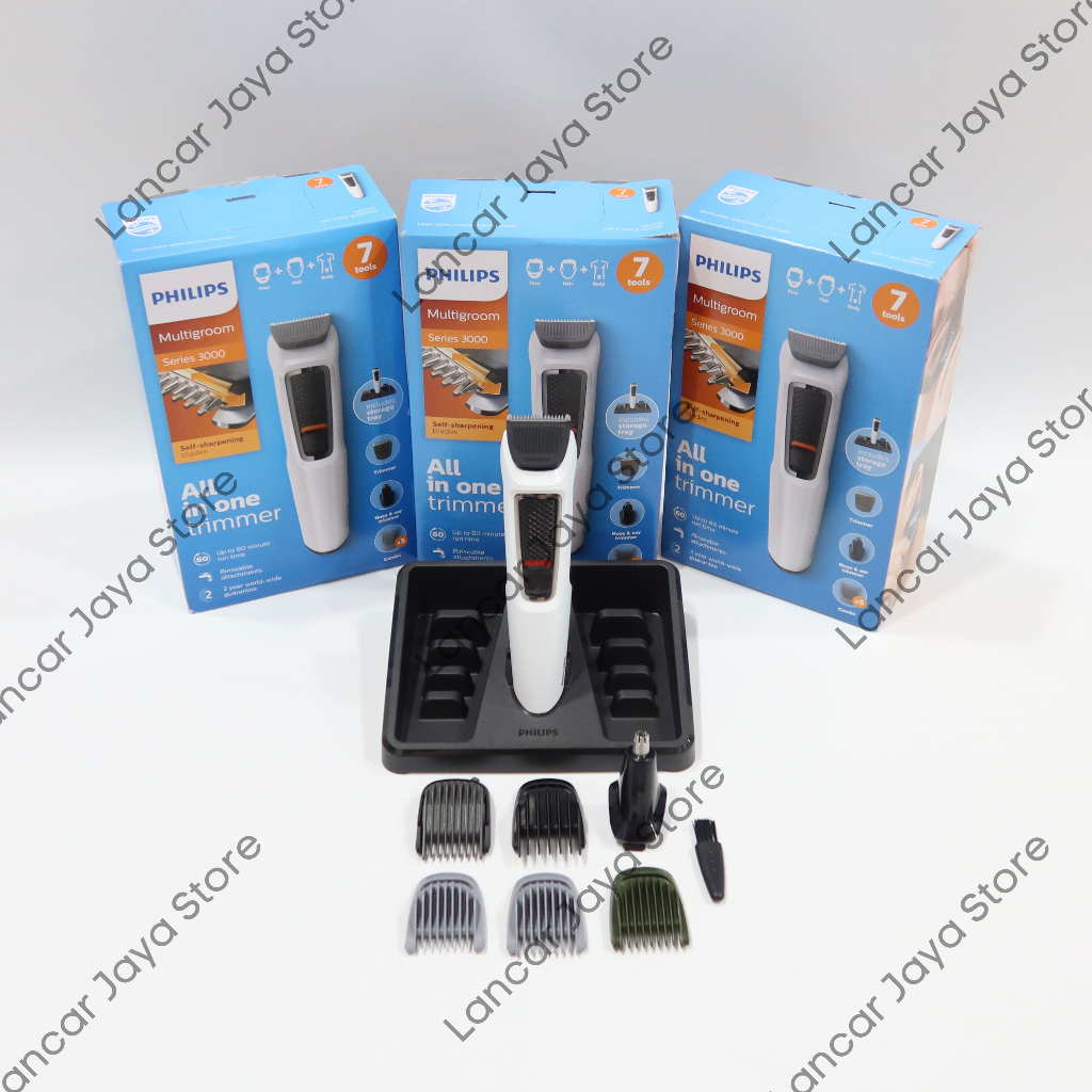 Philips Multigroom Series 3000 MG3721 Alat Cukur Philips MG3721 Shaver