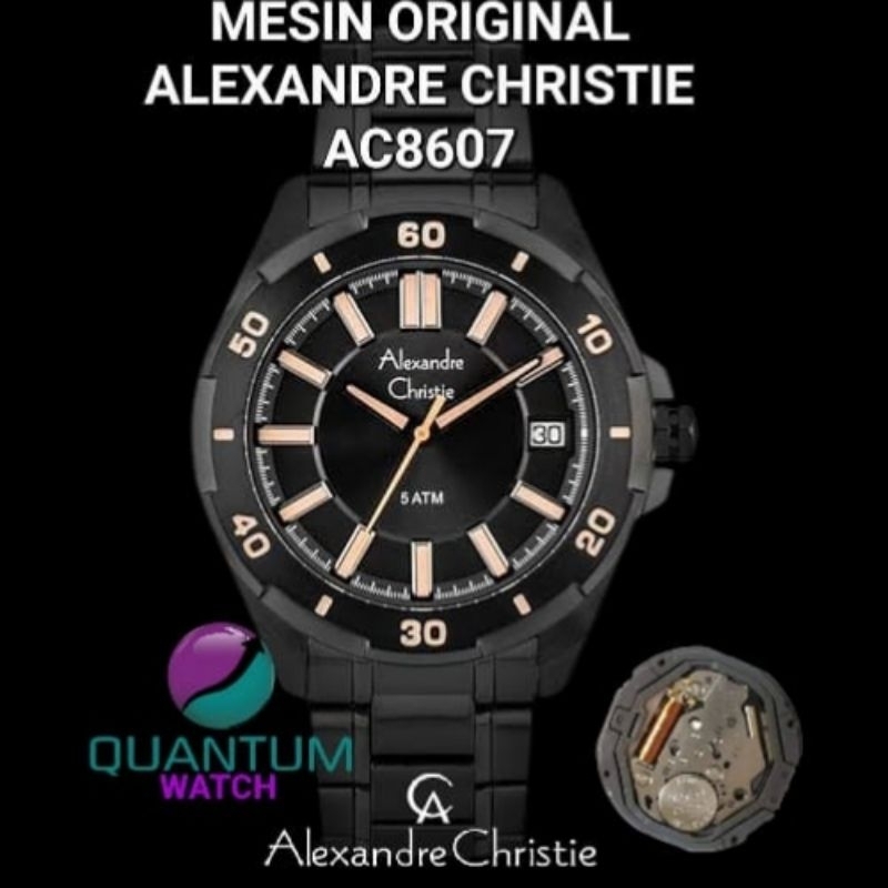 MESIN ORIGINAL JAM TANGAN ALEXANDRE CHRISTIE AC 8607 AC 8608 AC 9372