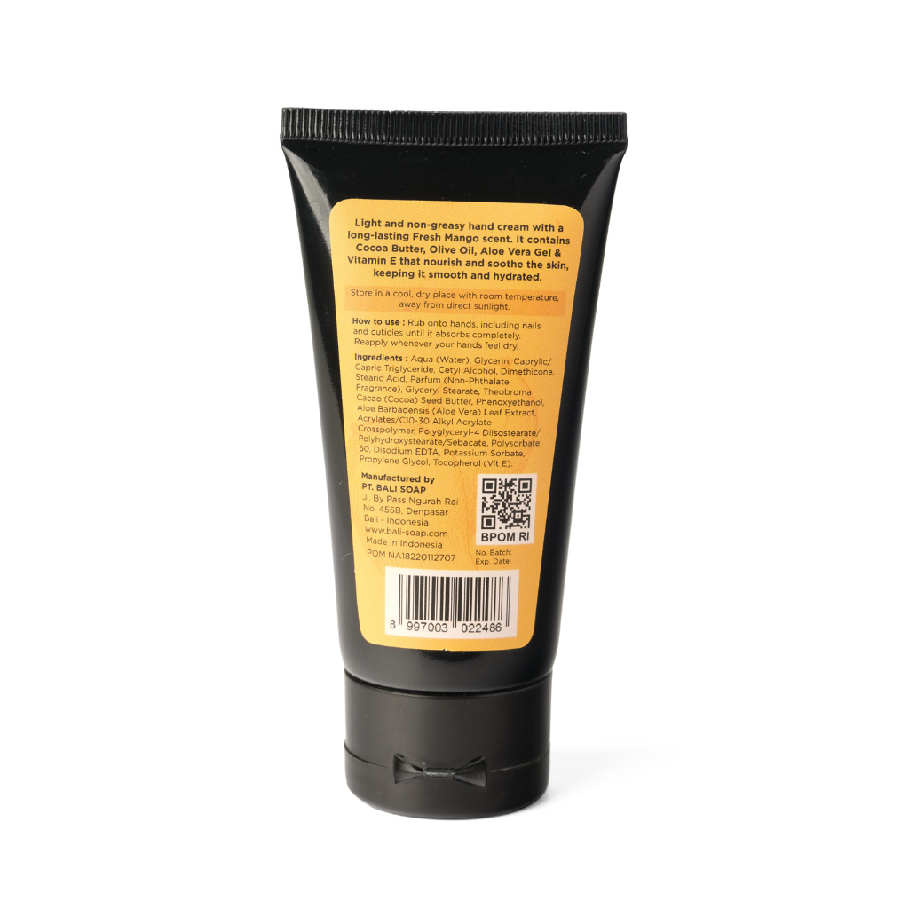 Bali Soap - Fresh Mango - Hand Cream 50ml