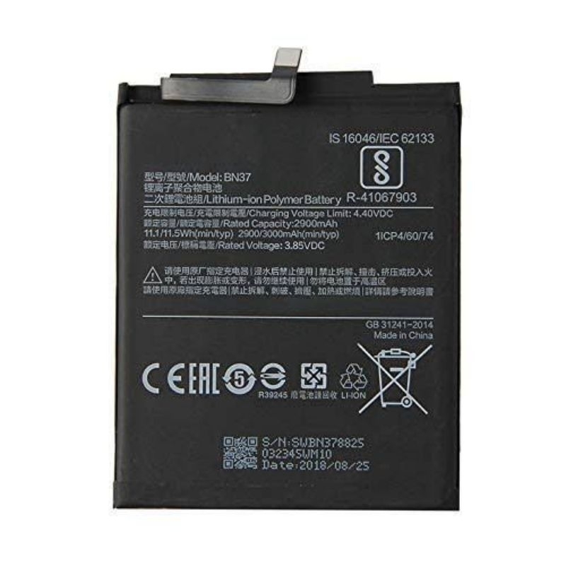 BATERAI XIAOMI REDMI 6/6A BN37 3000MAH ORIGINAL