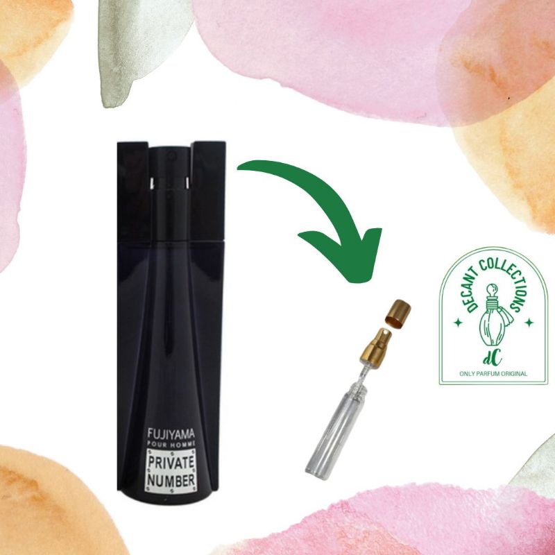 Decant/ Share In Bottle Fujiyama Pour Homme Private Number For Men