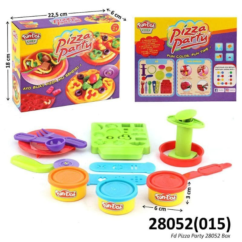 Mainan Play Doh Pizza Fun Doh | Mainan Playdoh Kitchen Fun doh 28052