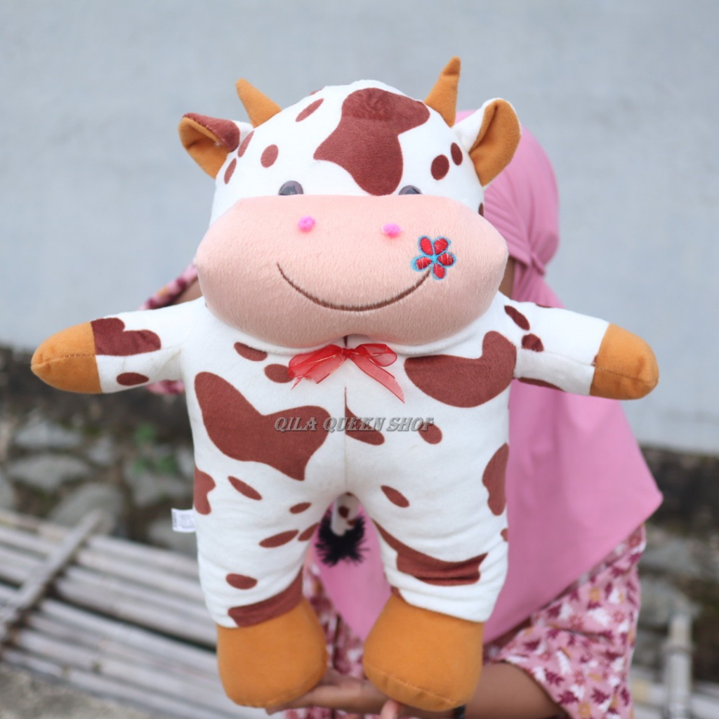 BONEKA SAPI BERDIRI L TERLARIS, MURAH BISA COD