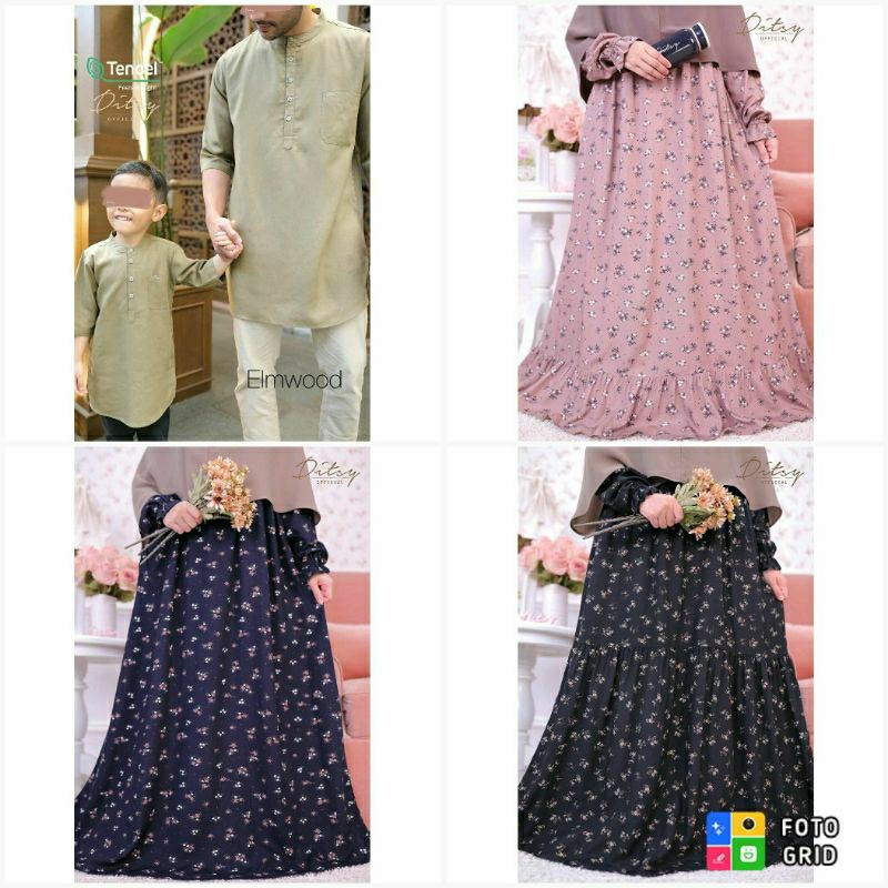 Ditsy Nightgown Lilura khurram Edisi 2023