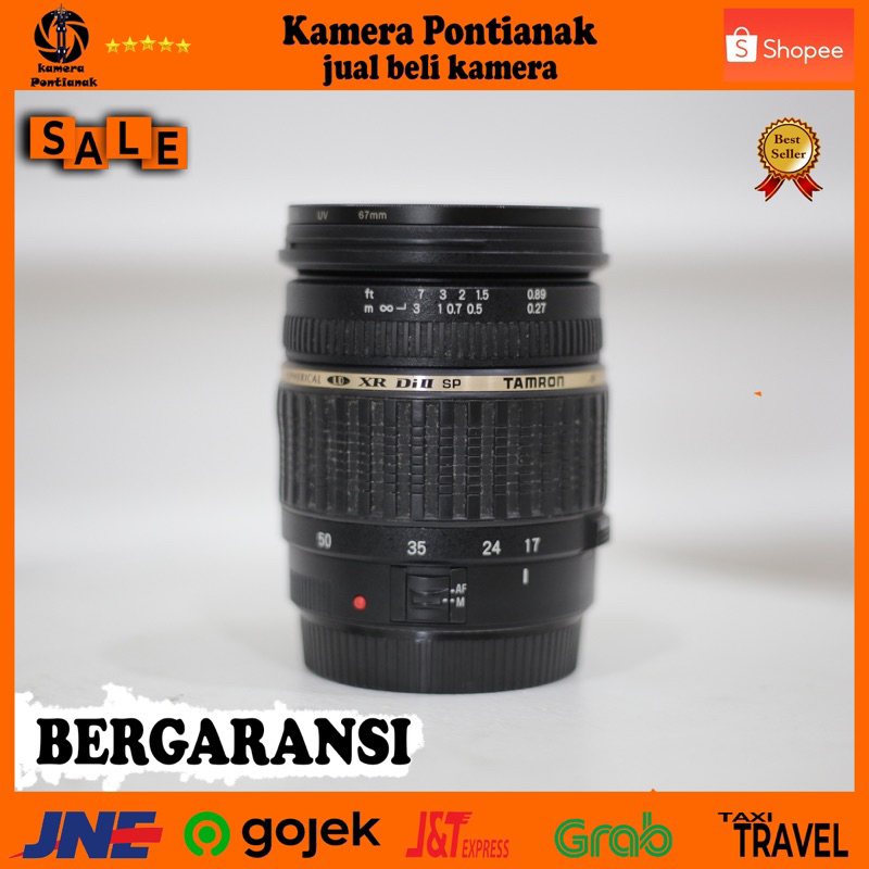 Lensa Tamron 17-50 mm for canon