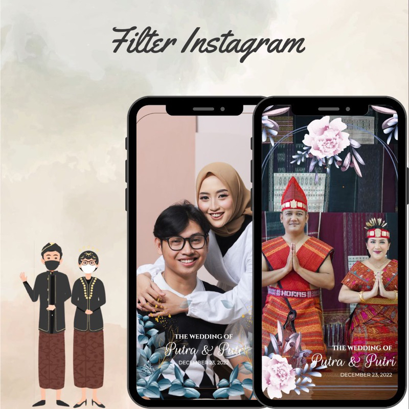 Filter IGs Story Wedding Pernikahan Murah Premium