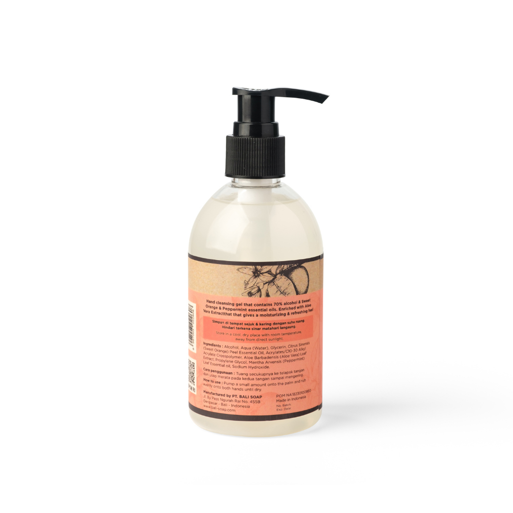 Bali Soap - Orange Peppermint - Hand Gel 250ml