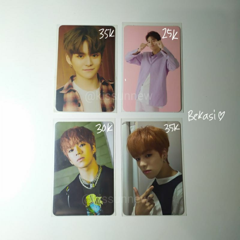 PC PHOTOCARD TREASURE YOSHI FA KTOWN, HARUTO CH 1 AR, JAEHYUK CONCEPT & SELCA CH 1 BLACK