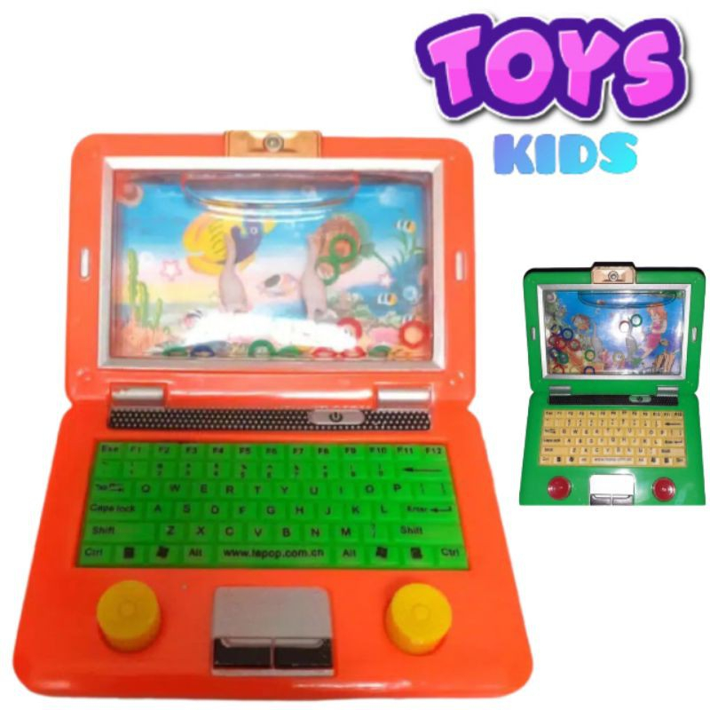 Mainan game air - seri bentuk laptop | Mainan Anak Tradisional Game Air Bentuk LAPTOP