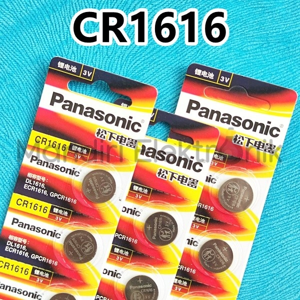 Baterai CR1616 Panasonic Battery Batre Jam Tangan Panasonic 1616 3V Original Baterai Kancing Panasonic 1616