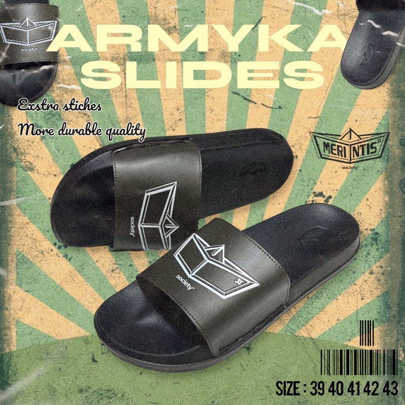 sandal slides armyka merintis31society