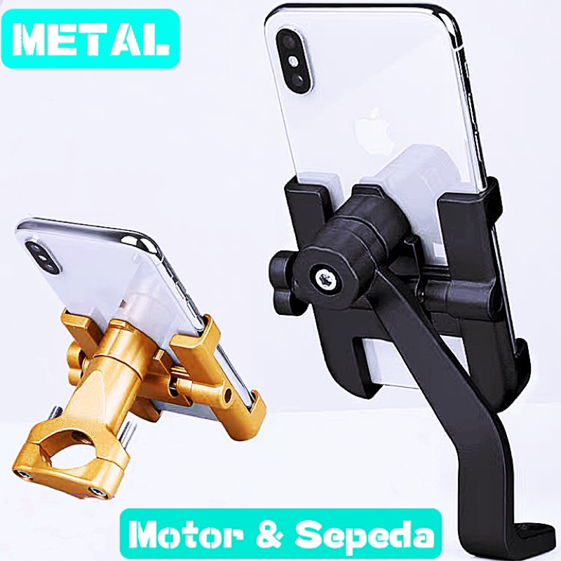 Phone Holder Spion Motor Phone Holder Stang Motor Phone Holder Stang Sepeda Full Besi