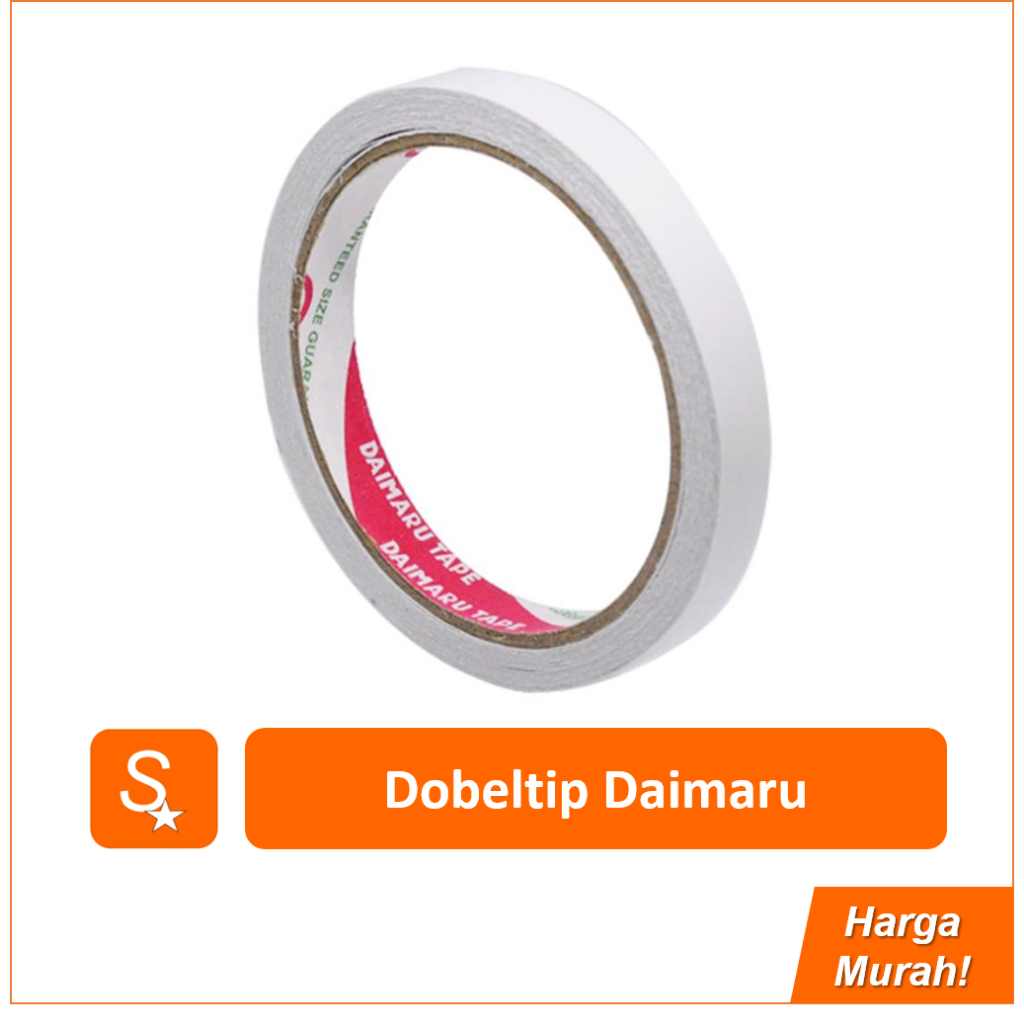 

Dobel tip Daimaru 1/2 inch / Double Tape Dobeltip