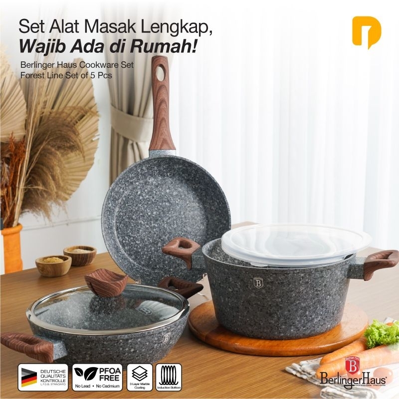 Panci Set Berlinger Haus Cookware Forest Line