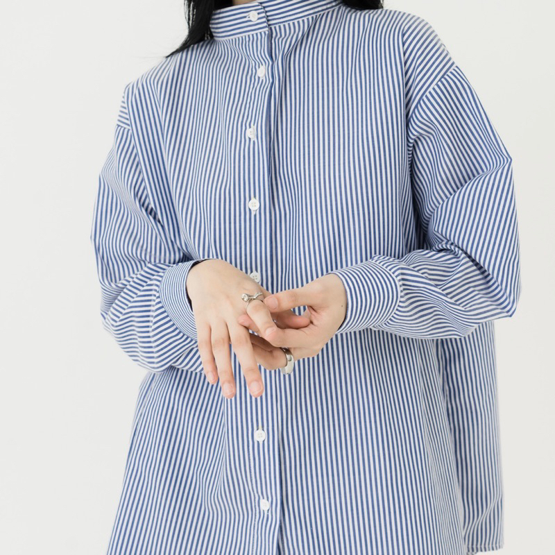 two ways stripe shirt