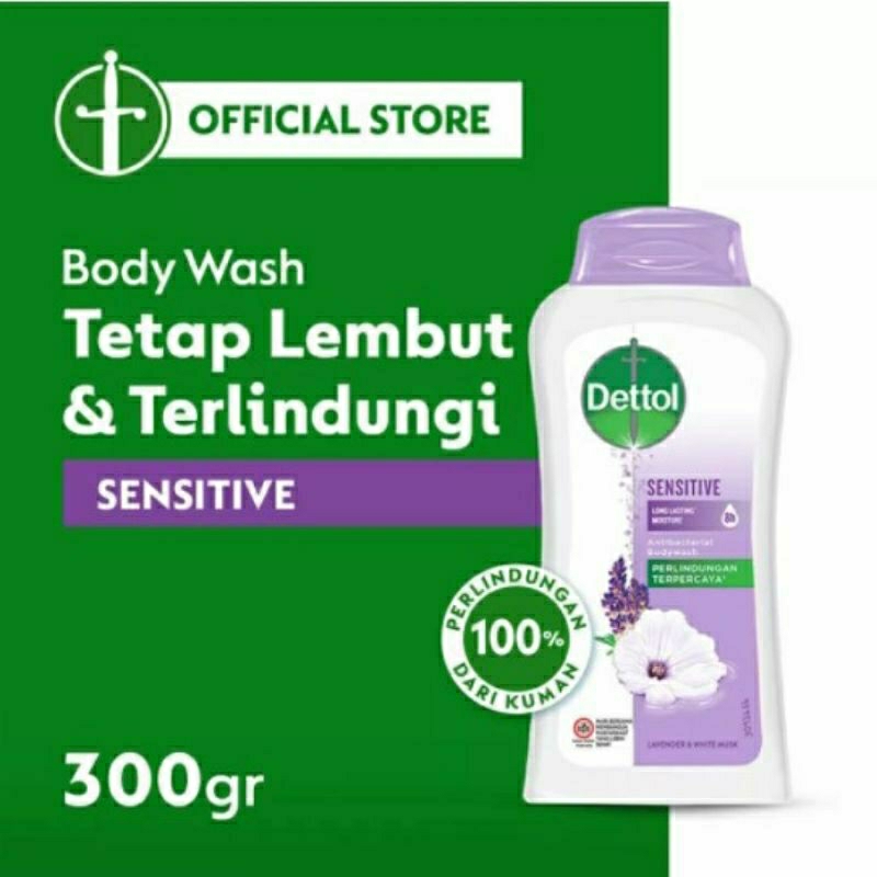 Dettol Sensitive Bodywash 300ml