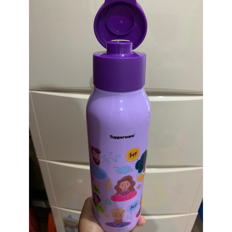 1 Pcs Fancy bottle 750 ml tupperware-ungu/botol minum