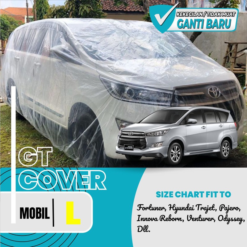 Cover Mobil Innova Reborn  Pajero Fortuner Cover Transparan Oddysey Cover Super Sarung Mobil