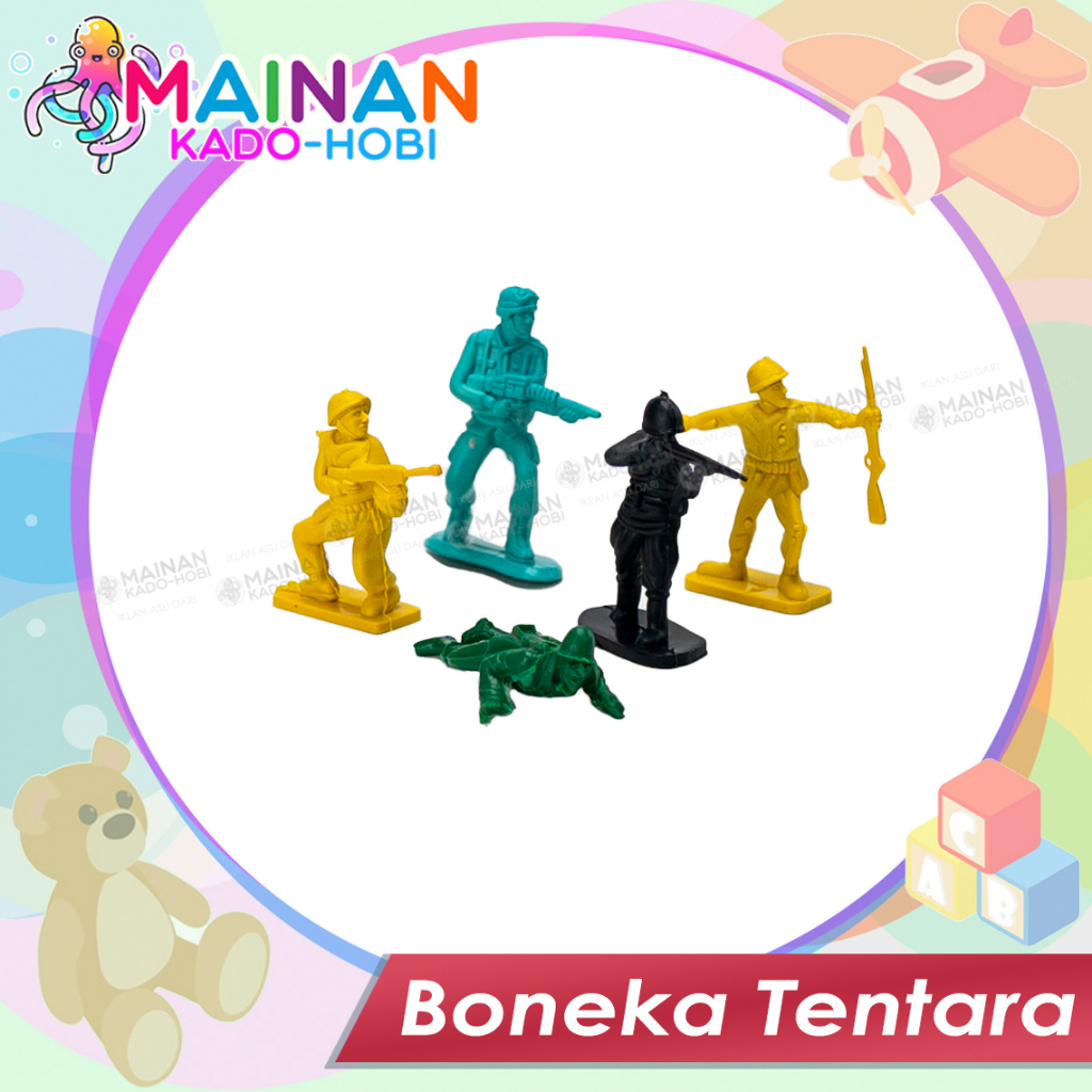 HOBI KOLEKSI MAINAN ANAK MINIATUR ACTION FIGURE SOLDIERS TENTARA