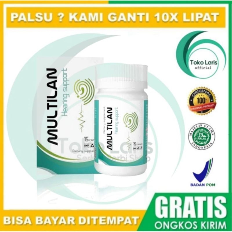 MULTILAN ASLI OBAT UNTUK PENDENGARAN MENGOBATI TELINGA BERMASALAH