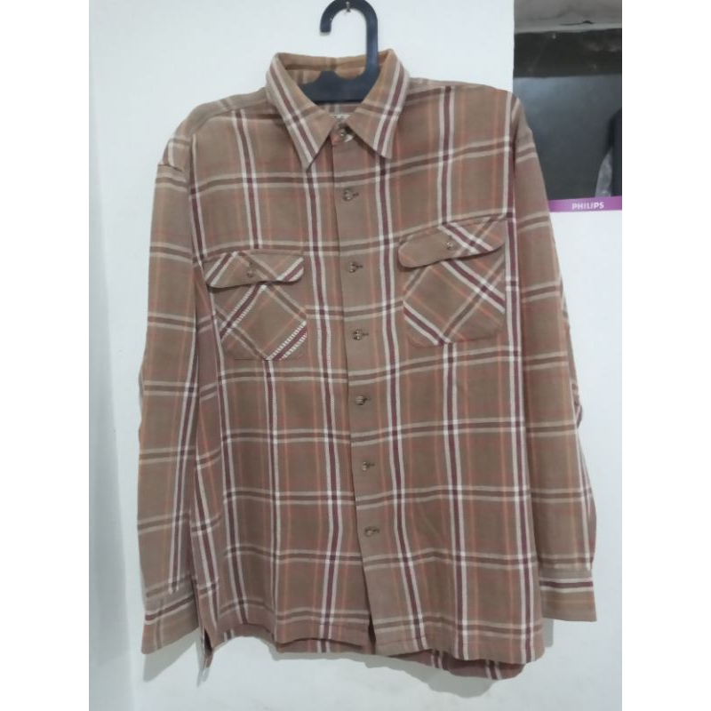 kemeja Flanel Bulc mountain 90s vintage
