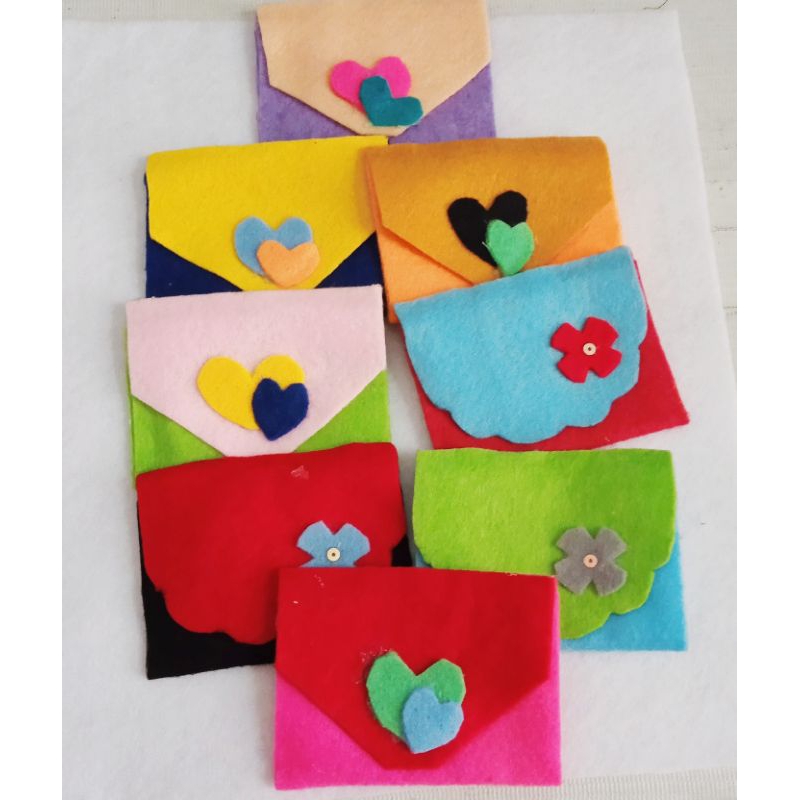 

Amplop lebaran flanel handmade