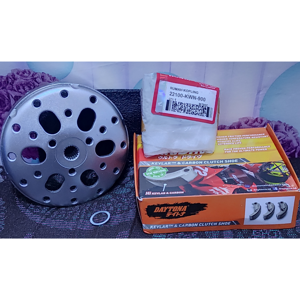 PAKET CVT MANGKOK KAMPAS GANDA  Vario 125-150 PCX ADV +kampas ganda nmax daytona original+ring mio (