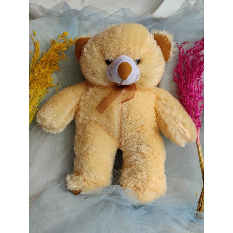 BONEKA Teddy Jon Medium /BONEKA TEDDY BEAR PREMIUM/ BONEKA SYAL/BONEKA/ULANG TAHUN/BUKET WISUDA/HADIAH WISUDA