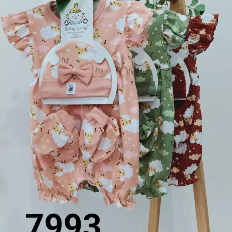 BBLUCKY JUMPER CEWEK HAMPERS NB SD 12 M BAYI BABY GIRL PEREMPUAN SET TOPI SARUNG Tangan kaki