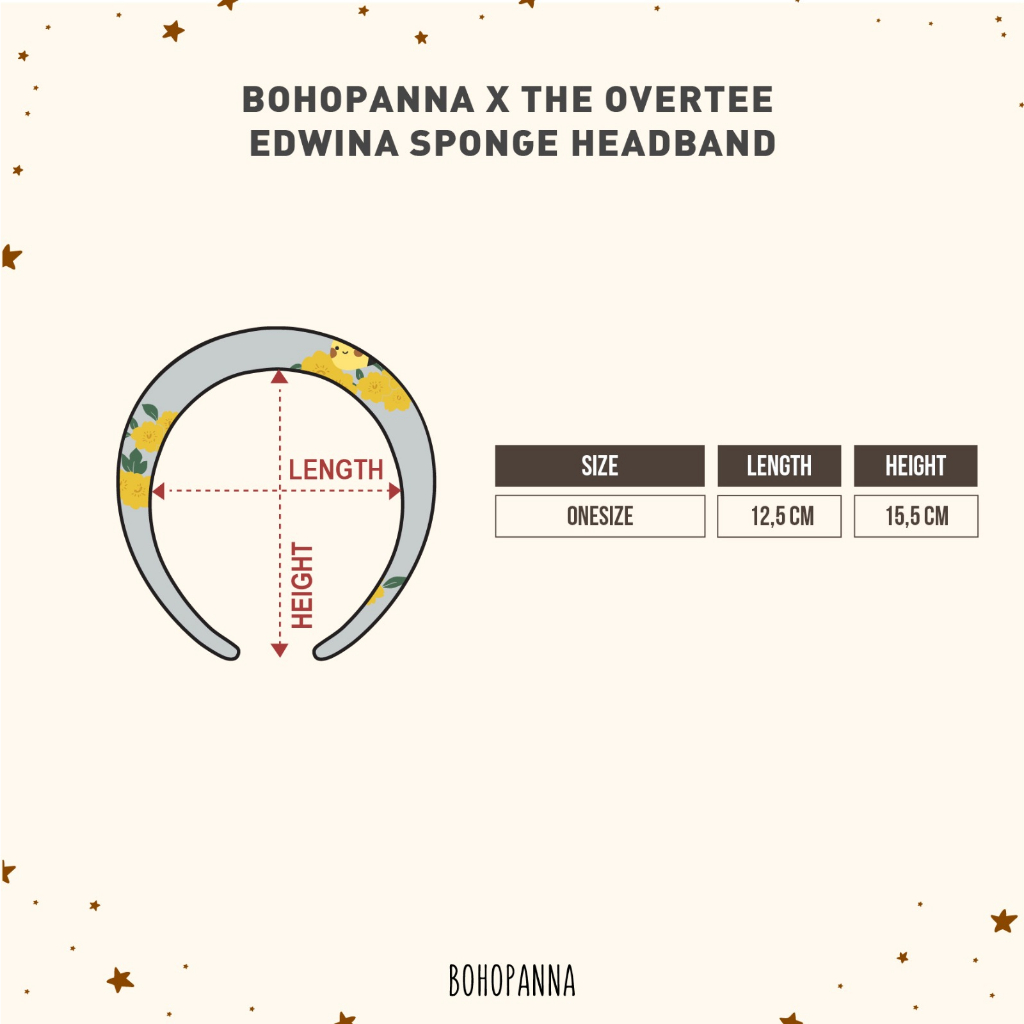 Bohopanna X Overtee - Sponge Headband / Bandana Bando Anak