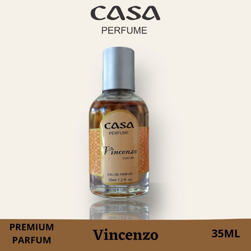 Vincenzo for His by Casa Perfume. Premium parfum wangi hingga 12 jam. Aroma segar maskulin.