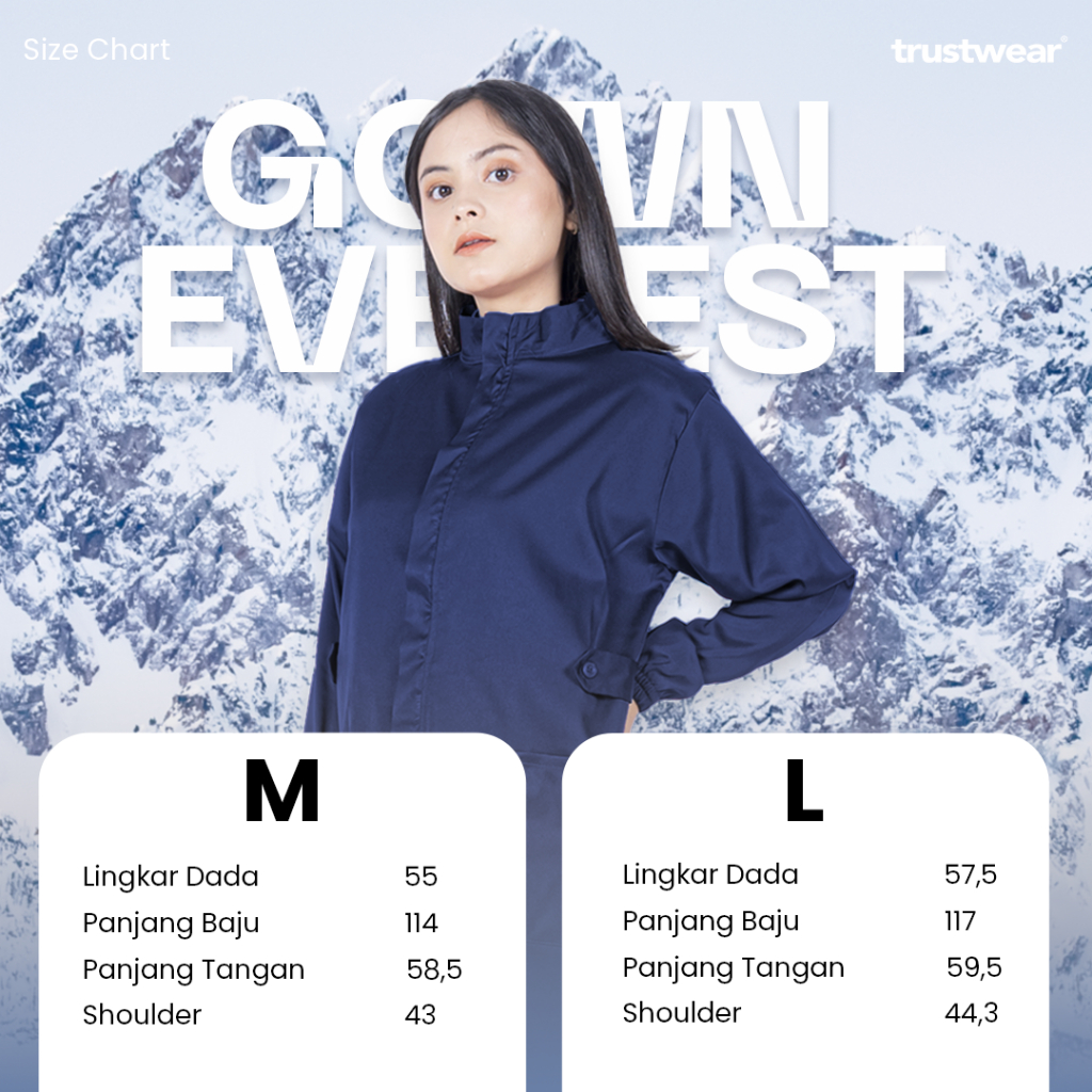 Surgical Gown / Gaun Operasi / Gaun OK Dokter Perawat Model EVEREST