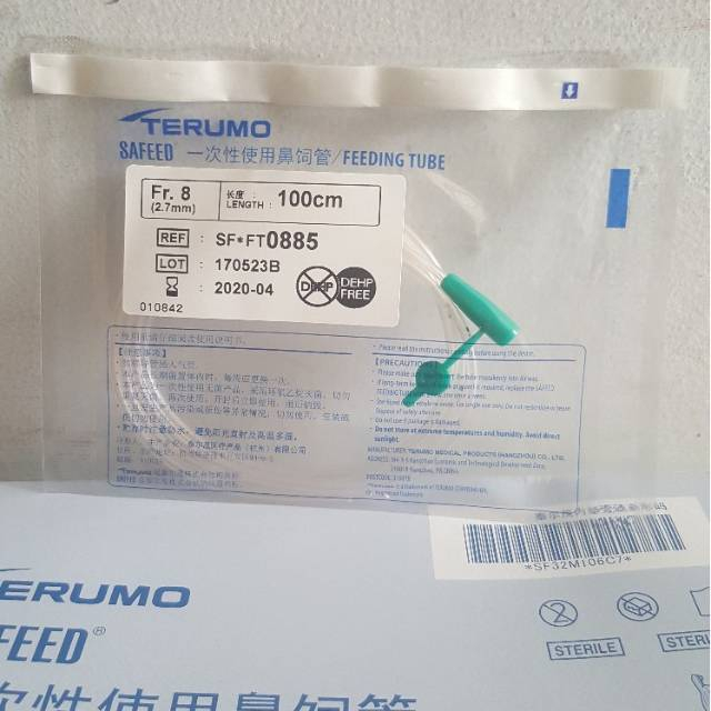 NGT fr 8 100 cm Terumo / Feeding Tube Fr 8 100 cm-Selang Makan